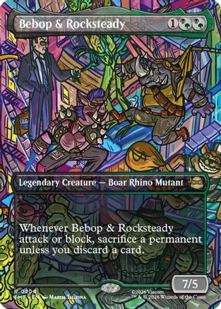 Bebop & Rocksteady (Borderless) |  (204) [Teenage Mutant Ninja Turtles]