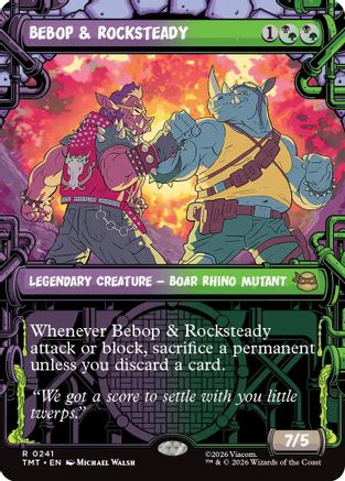Bebop & Rocksteady (Showcase) |  (241) [Teenage Mutant Ninja Turtles]