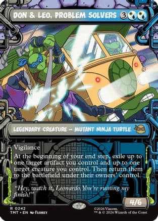 Don & Leo, Problem Solvers (Showcase) |  Foil (242) [Teenage Mutant Ninja Turtles]