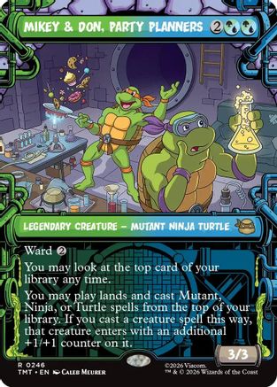 Mikey & Don, Party Planners (Showcase) |  (246) [Teenage Mutant Ninja Turtles]