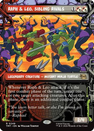 Raph & Leo, Sibling Rivals (Showcase) |  (249) [Teenage Mutant Ninja Turtles]