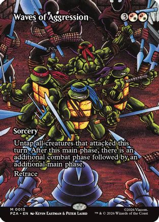 Waves of Aggression (Borderless) |  (013) [Teenage Mutant Ninja Turtles Eternal-Legal]