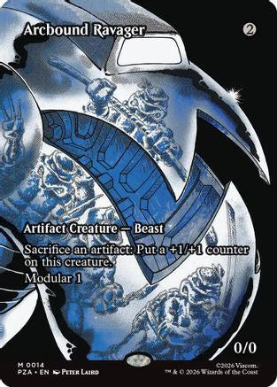 Arcbound Ravager (Borderless) |  Foil (014) [Teenage Mutant Ninja Turtles Eternal-Legal]