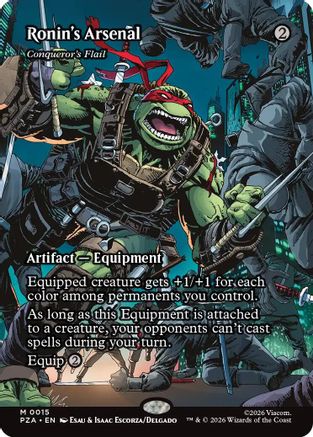 Ronin's Arsenal - Conqueror's Flail (Borderless) |  (015) [Teenage Mutant Ninja Turtles Eternal-Legal]