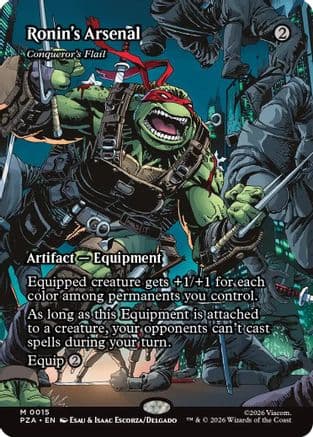 Ronin's Arsenal - Conqueror's Flail (Borderless) |  (015) [Teenage Mutant Ninja Turtles Eternal-Legal]