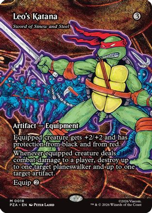 Leo's Katana - Sword of Sinew and Steel (Borderless) |  (018) [Teenage Mutant Ninja Turtles Eternal-Legal]