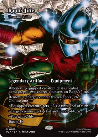 Raph's Jitte - Umezawa's Jitte (Borderless) |  (019) [Teenage Mutant Ninja Turtles Eternal-Legal]