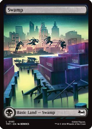 Swamp (0193) |  Foil (193) [Teenage Mutant Ninja Turtles]
