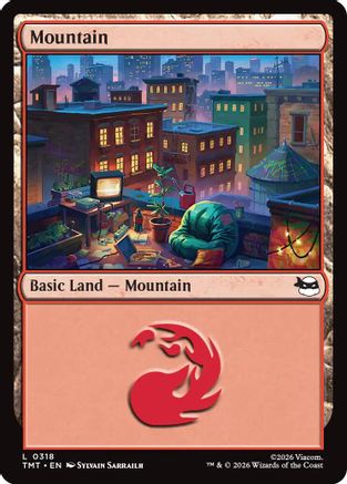Mountain (0318) |  Foil (318) [Teenage Mutant Ninja Turtles]
