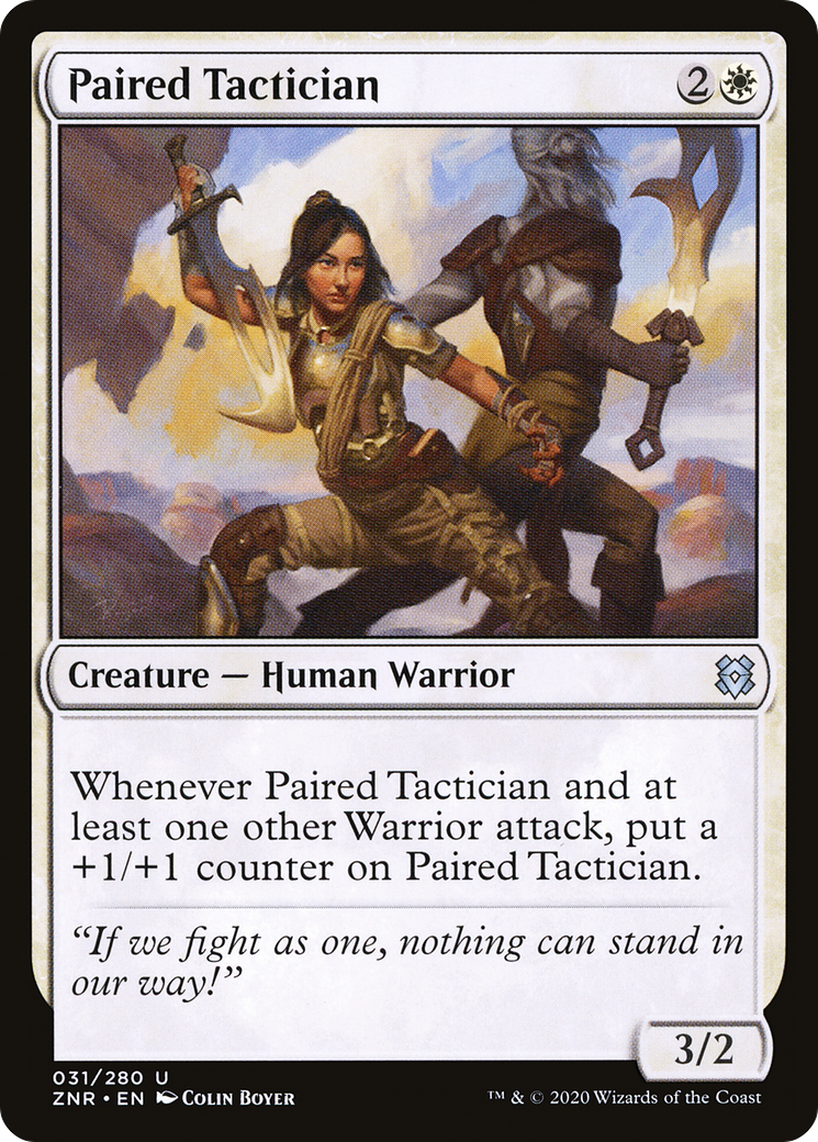 Paired Tactician [Zendikar Rising] Foil
