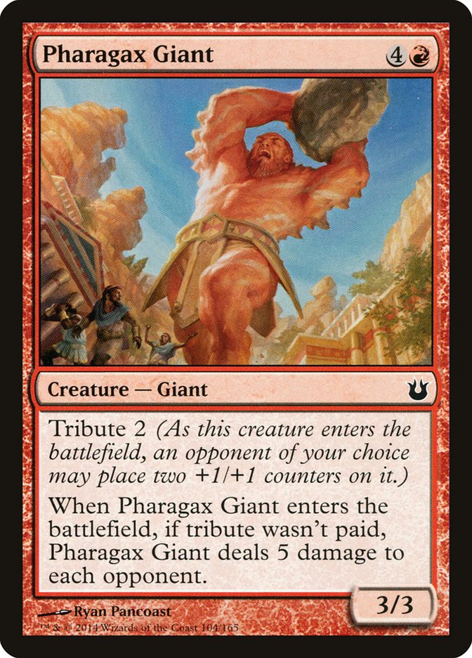 Pharagax Giant 104/165 (Born of the Gods)  - Foil