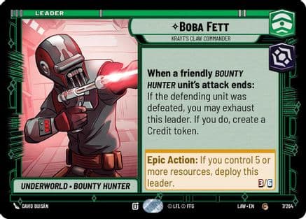 Boba Fett - Krayt's Claw Commander |  (7/264)  [A Lawless Time]