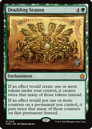 Doubling Season |  Foil (216) [Promo Pack: Lorwyn Eclipsed]