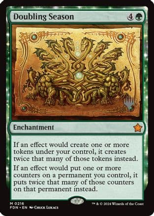 Doubling Season |  (216) [Promo Pack: Lorwyn Eclipsed]