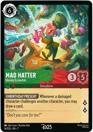Mad Hatter - Unruly Eccentric | Holofoil (16) [D23 Promos]