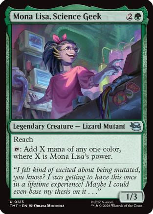 Mona Lisa, Science Geek |  (123) [Teenage Mutant Ninja Turtles]