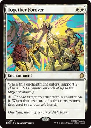 Together Forever |  Foil (044) [Commander: Teenage Mutant Ninja Turtles]