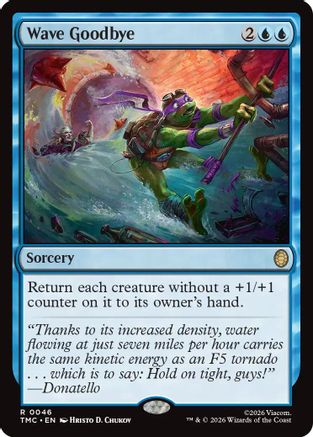 Wave Goodbye |  Foil (046) [Commander: Teenage Mutant Ninja Turtles]