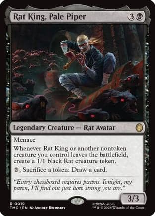 Rat King, Pale Piper |  (019) [Commander: Teenage Mutant Ninja Turtles]
