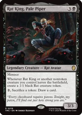 Rat King, Pale Piper |  (019) [Commander: Teenage Mutant Ninja Turtles]