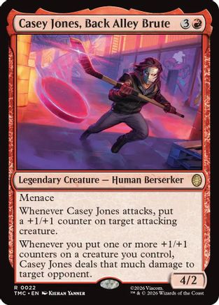 Casey Jones, Back Alley Brute |  (022) [Commander: Teenage Mutant Ninja Turtles]