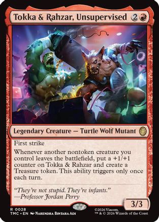 Tokka & Rahzar, Unsupervised |  (028) [Commander: Teenage Mutant Ninja Turtles]