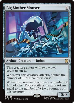 Big Mother Mouser |  Foil (037) [Commander: Teenage Mutant Ninja Turtles]