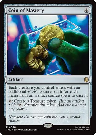 Coin of Mastery |  (038) [Commander: Teenage Mutant Ninja Turtles]