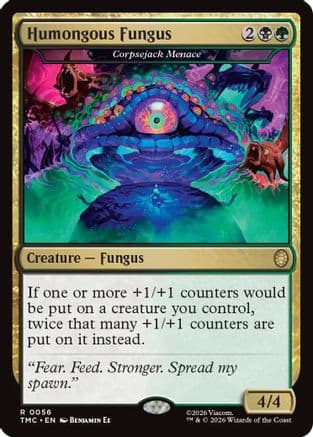 Humongous Fungus - Corpsejack Menace |  Foil (056) [Commander: Teenage Mutant Ninja Turtles]