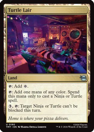 Turtle Lair |  Foil (190) [Teenage Mutant Ninja Turtles]