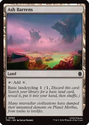 Ash Barrens |  Foil (060) [Commander: Teenage Mutant Ninja Turtles]