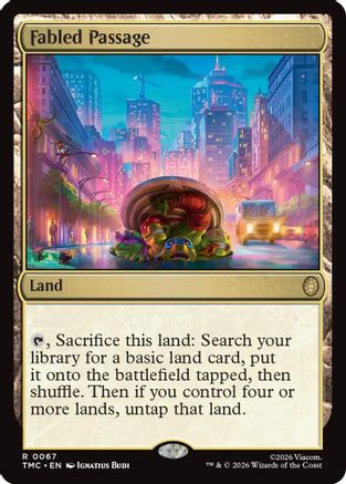 Fabled Passage |  Foil (067) [Commander: Teenage Mutant Ninja Turtles]