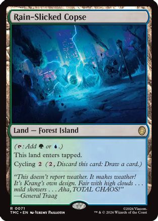 Rain-Slicked Copse |  (071) [Commander: Teenage Mutant Ninja Turtles]