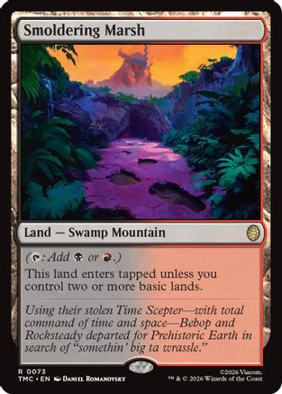 Smoldering Marsh |  (073) [Commander: Teenage Mutant Ninja Turtles]