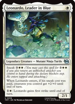 Leonardo, Leader in Blue |  (016) [Teenage Mutant Ninja Turtles]