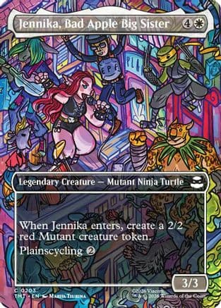 Jennika, Bad Apple Big Sister (Borderless) |  Foil (203) [Teenage Mutant Ninja Turtles]