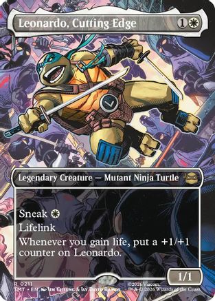 Leonardo, Cutting Edge (Borderless) |  (211) [Teenage Mutant Ninja Turtles]