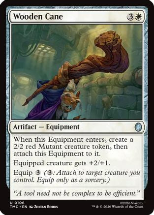 Wooden Cane |  (106) [Commander: Teenage Mutant Ninja Turtles]