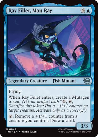 Ray Fillet, Man Ray |  (049) [Teenage Mutant Ninja Turtles]