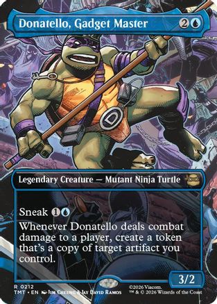 Donatello, Gadget Master (Borderless) |  Foil (212) [Teenage Mutant Ninja Turtles]