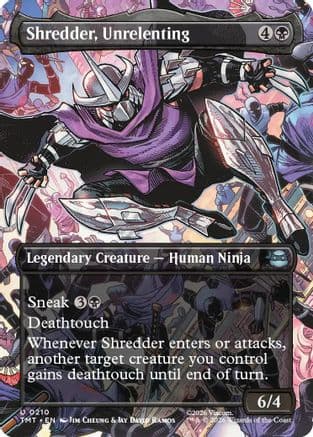 Shredder, Unrelenting (Borderless) |  (210) [Teenage Mutant Ninja Turtles]