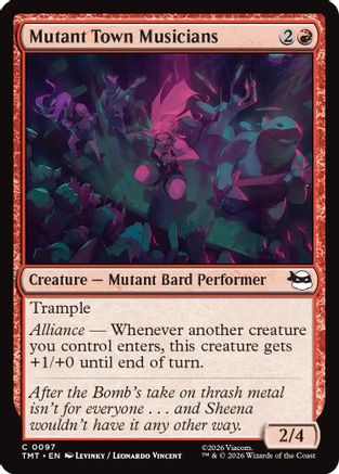 Mutant Town Musicians |  Foil (097) [Teenage Mutant Ninja Turtles]