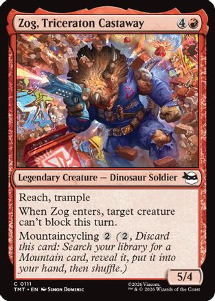 Zog, Triceraton Castaway |  Foil (111) [Teenage Mutant Ninja Turtles]