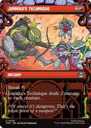 Jennika's Technique (Showcase) |  Foil (236) [Teenage Mutant Ninja Turtles]