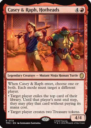 Casey & Raph, Hotheads |  (114) [Commander: Teenage Mutant Ninja Turtles]