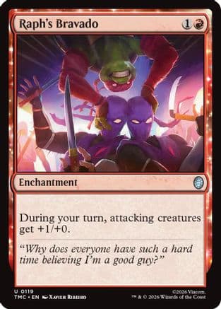 Raph's Bravado |  (119) [Commander: Teenage Mutant Ninja Turtles]