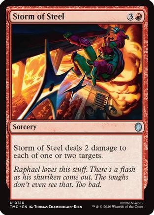 Storm of Steel |  (120) [Commander: Teenage Mutant Ninja Turtles]