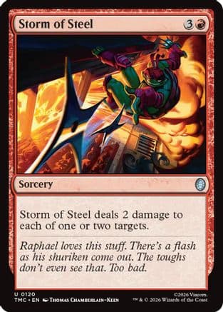 Storm of Steel |  (120) [Commander: Teenage Mutant Ninja Turtles]