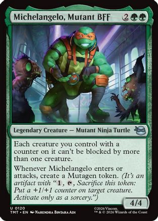 Michelangelo, Mutant BFF |  (120) [Teenage Mutant Ninja Turtles]