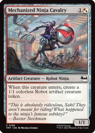 Mechanized Ninja Cavalry |  (156) [Teenage Mutant Ninja Turtles]